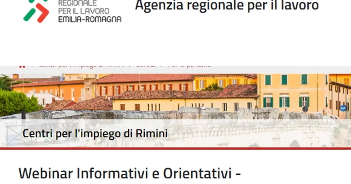 Per i giovani | Webinar Informativi e Orientativi