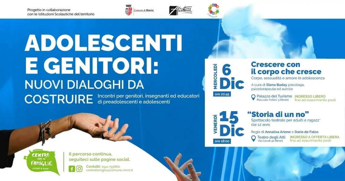 ADOLESCENTI E GENITORI: NUOVI DIALOGHI DA COSTRUIRE